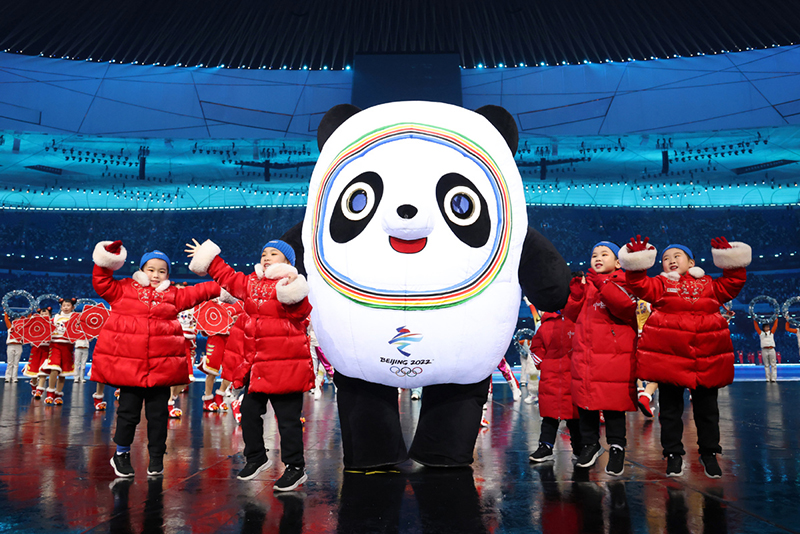 El ensayo de la ceremonia de apertura de Beijing 2022 se llevó a cabo en el Estadio Nacional, o "Nido de Pájaro", el 22 de enero del 2022. Alrededor de 4.000 personas participaron en el ensayo general, preparándose para la ceremonia de apertura que se celebrará el 4 de febrero. [Foto: Xinhua]