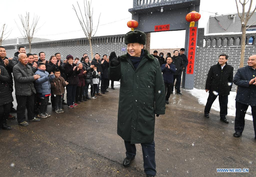 Xi inspecciona recuperación tras desastre en áreas rurales en norte de China