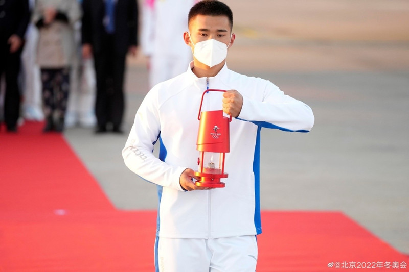 ¿Cómo llegó la antorcha olímpica a Beijing?