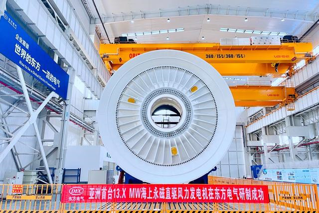 China lanza una turbina eólica marina resistente a tifones construida de forma independiente
