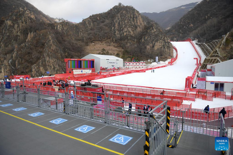 El Centro Nacional de Esquí Alpino está listo para los Juegos Paralímpicos de Invierno de Beijing