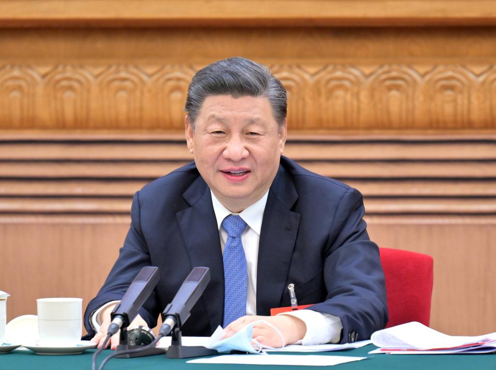 (Dos sesiones) Xi Jinping asiste a deliberación de delegación de Mongolia Interior en quinta sesión de XIII Asamblea Popular Nacional