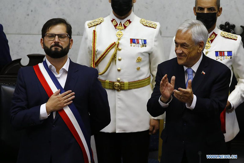 Gabriel Boric es investido presidente de Chile, el más joven en la historia del país sudamericano