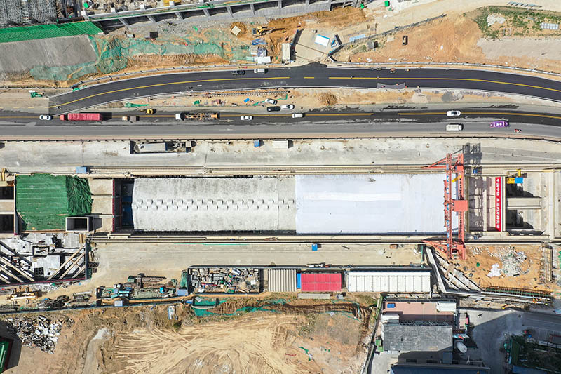 Qingdao completa la primera estación de metro prefabricada del país