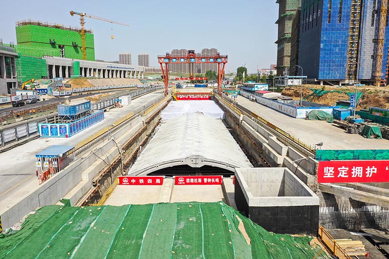 Qingdao completa la primera estación de metro prefabricada del país