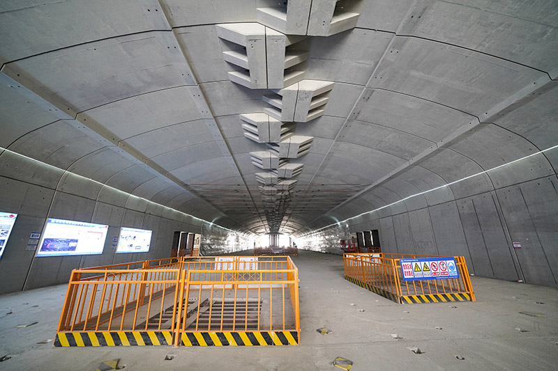 Qingdao completa la primera estación de metro prefabricada del país