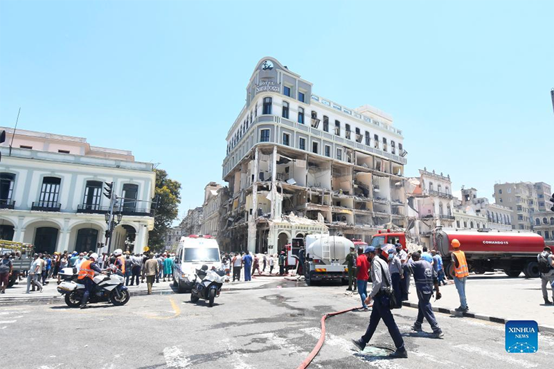 Presidencia de Cuba atribuye explosión en hotel a fuga de gas