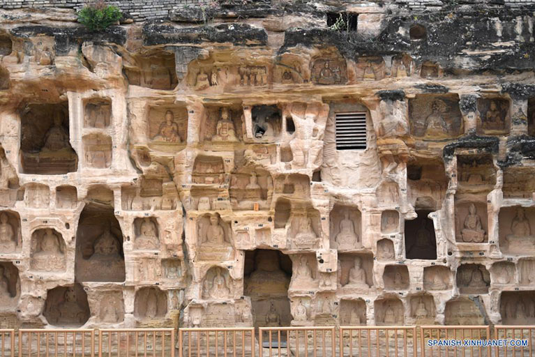 Gansu: Templo de la Gruta del Norte en Qingyang