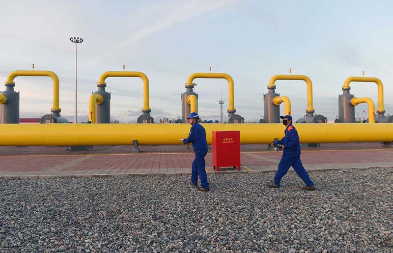 El gasoducto China-Asia Central transporta más de 400.000 millones de metros cúbicos de gas natural