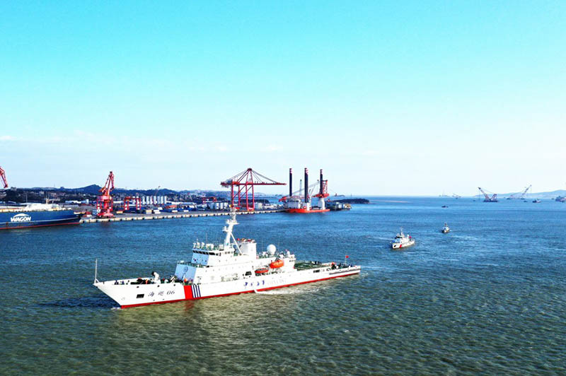 Foto: proporcionada por la Administración de Seguridad Marítima de Fujian.