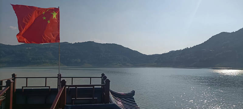 Lago Yinghu de Ankang, proyecto clave para la protección ambiental ecológica de lagos en China, Shaanxi, 5 de agosto del 2022. (Foto: YAC)