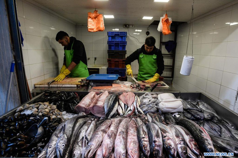 Mercado La Vega Central en Santiago, Chile