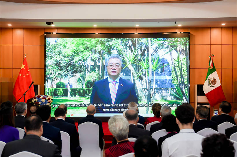 Zhu Qingqiao, embajador de China en México, envió un video de felicitación al evento. (Foto: proporcionada por los organizadores del evento)