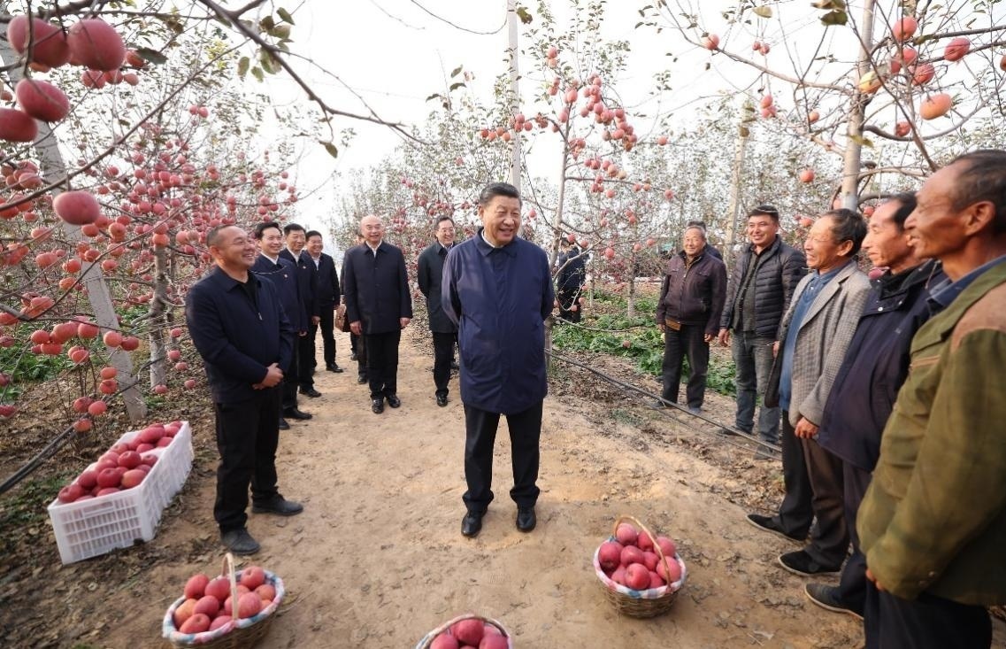 La historia del secretario general del PCCh Xi Jinping y las manzanas