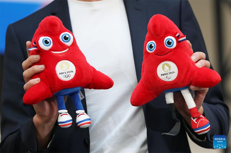 Gorros frigios presentados como mascotas oficiales de los Juegos