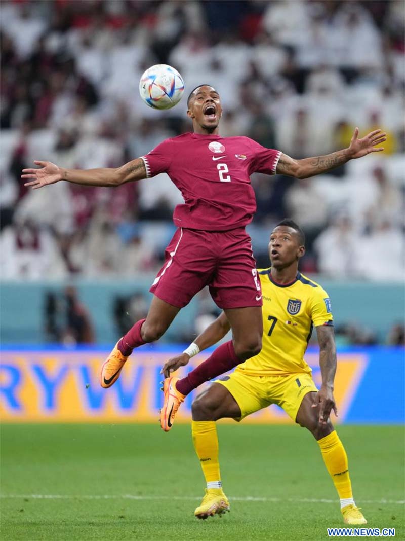 Valencia lanza a Ecuador a victoria de 2-0 sobre Qatar en partido inaugural de Copa Mundial