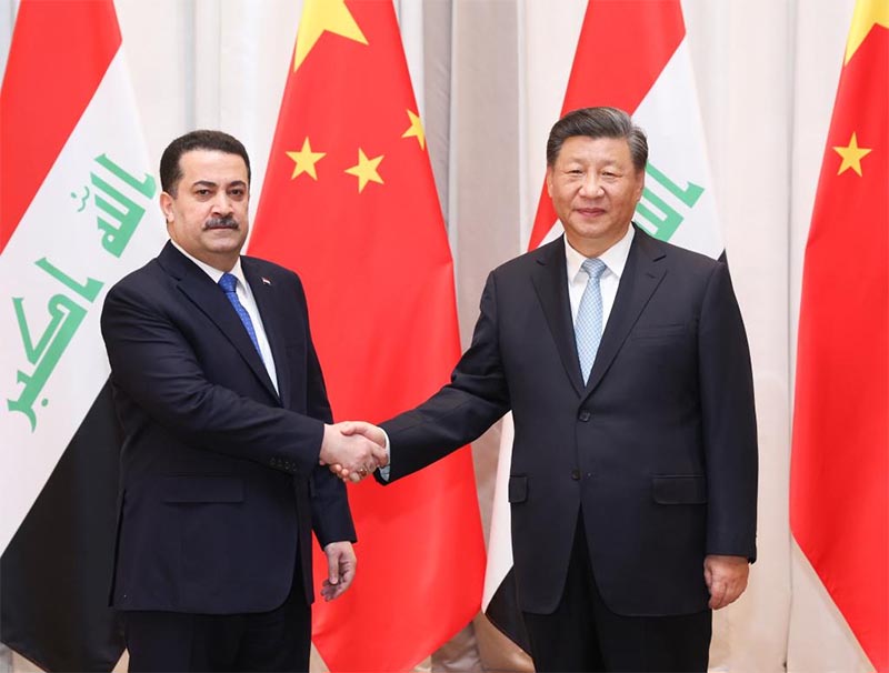 Xi dice que China seguirá apoyando la reconstrucción de Irak