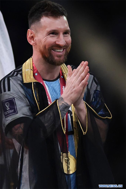 Messi cumple su gran sueño en Mundial de Qatar 2022