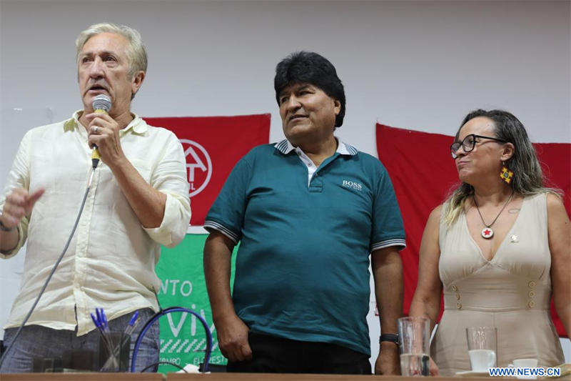 Evo Morales presenta foro Runasur a organizaciones sociales de Brasil