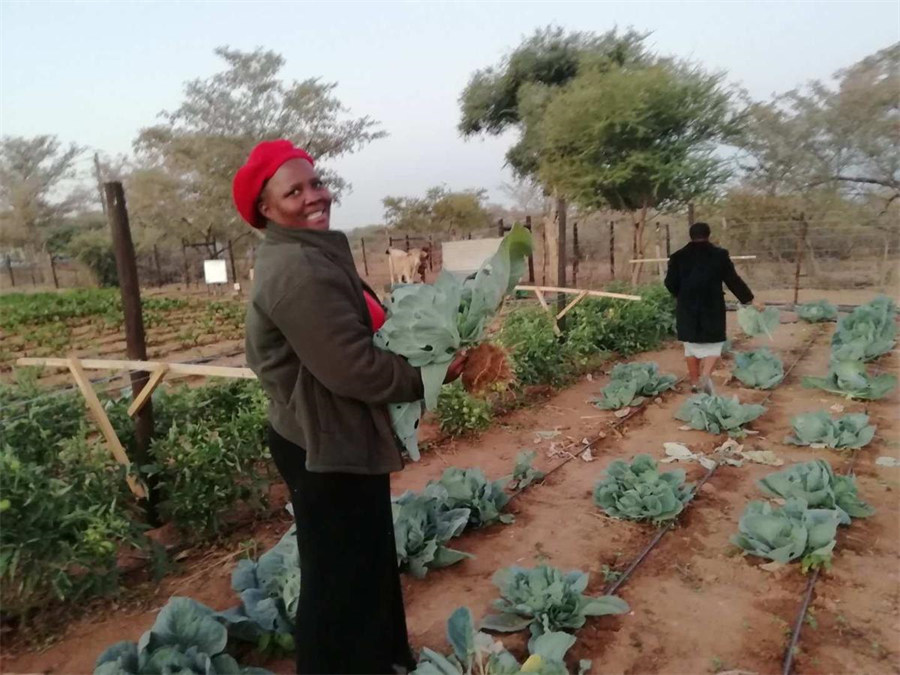 Un joven chino de 11 años ayuda a los agricultores de Botswana