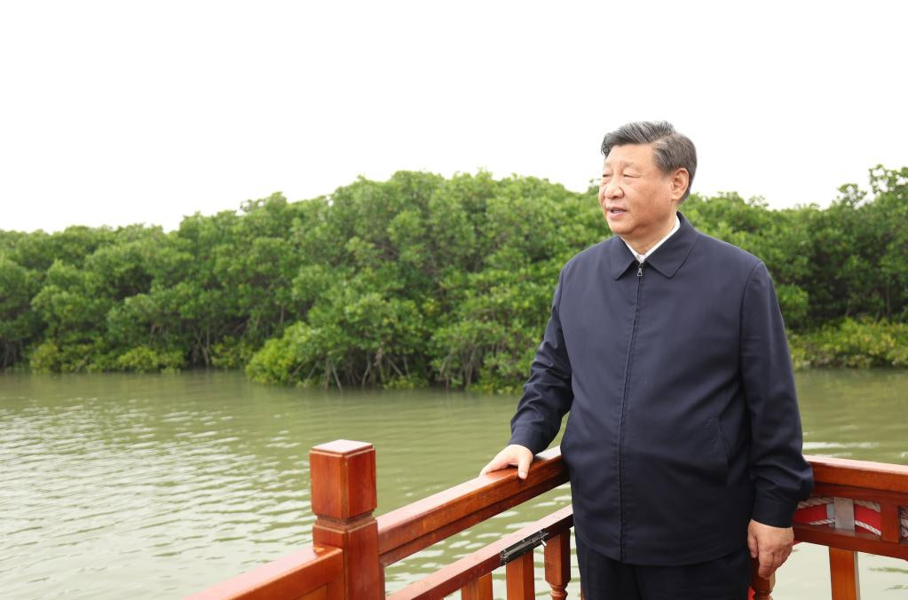 Xi inspecciona provincia meridional china de Guangdong