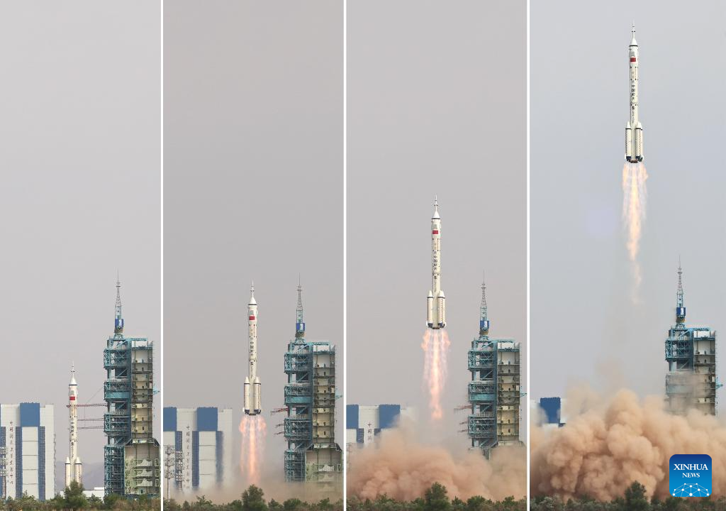 China lanza nave espacial tripulada Shenzhou-16 para realizar tareas intensivas de 5 meses en estación espacial