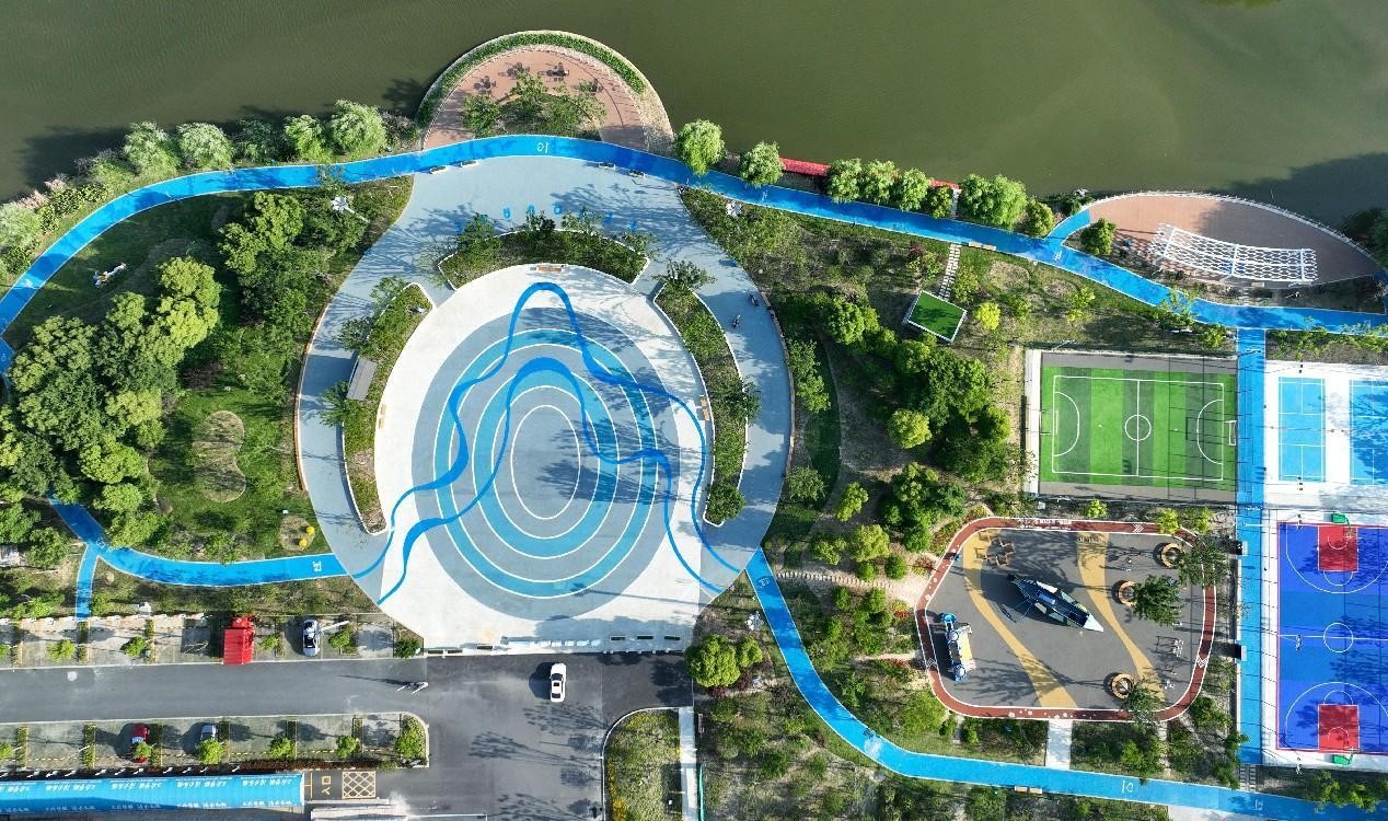 Parque del condado Deqing, Huzhou, provincia de Zhejiang. (Foto: Diario del Pueblo digital/ Xie Shangguo)