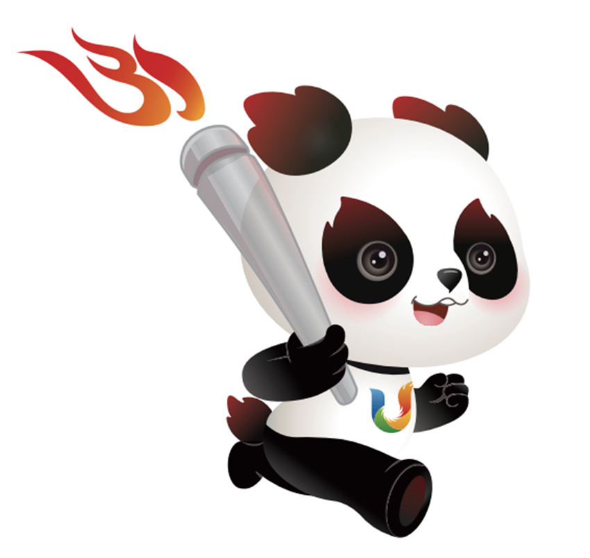 Rongbao, la mascota de la Universiada de Chengdu. (Foto: cortesía del comité ejecutivo de los Juegos Mundiales Universitarios FISU Chengdu 2021)