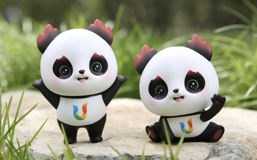 Rongbao, la mascota de la Universiada de Chengdu. (Foto: cortesía del comité ejecutivo de los Juegos Mundiales Universitarios FISU Chengdu 2021)