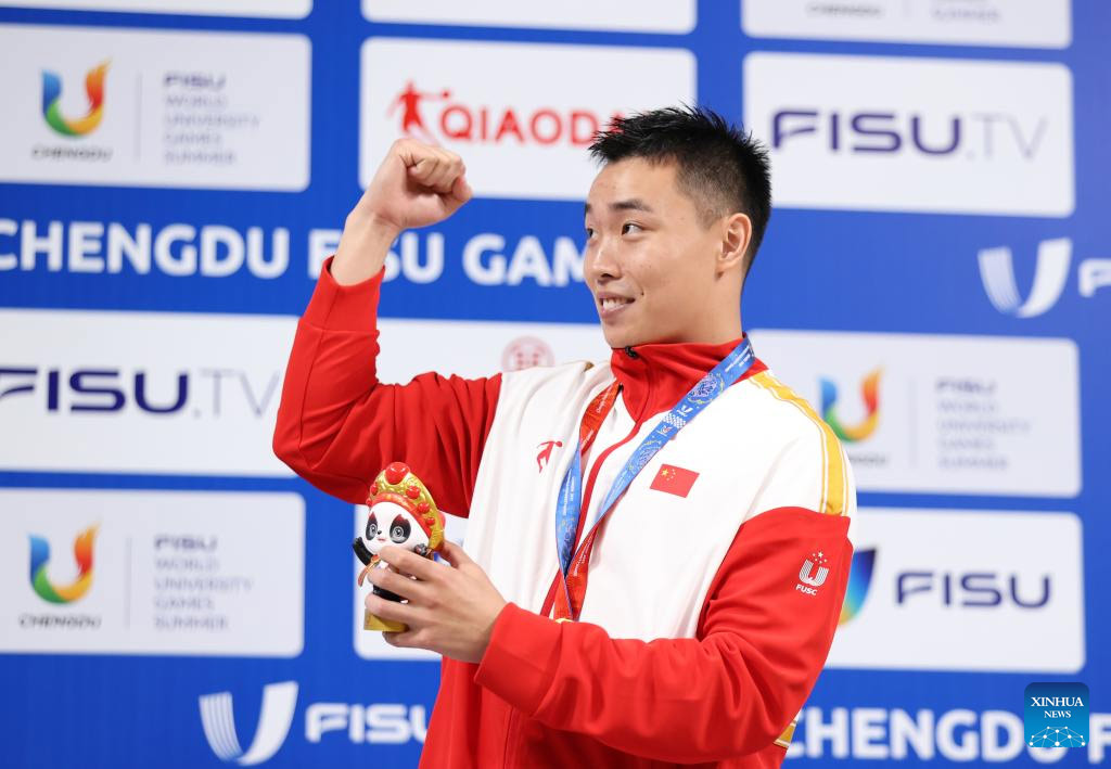 Cao Maoyuan de China gana primera medalla oro en Universiada con victoria en artes marciales