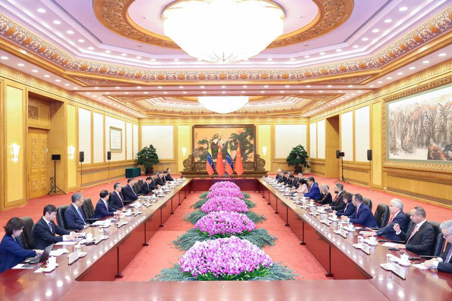 Xi y Maduro anuncian elevación de relaciones China-Venezuela