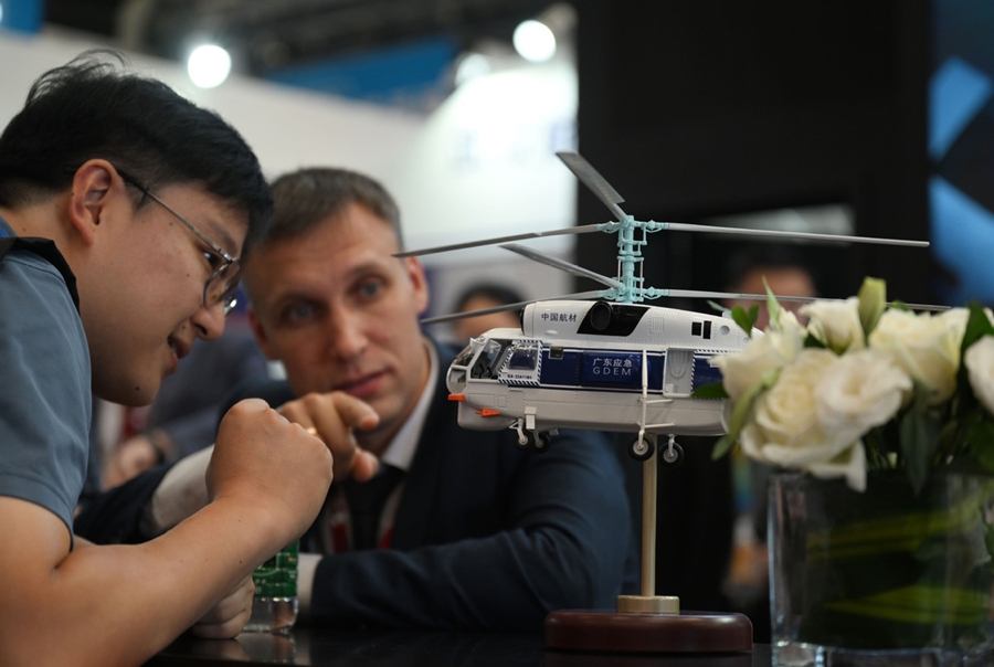 6ª Exposición de Helicópteros de China, Tianjin, 14 de septiembre del 2023. [Foto: Xinhua]