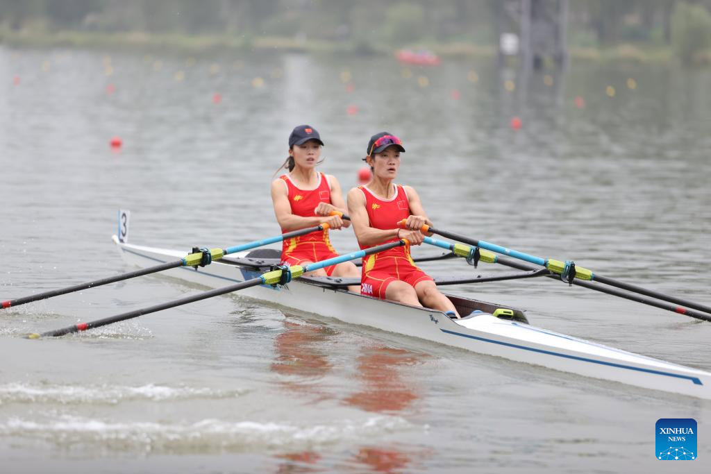 China gana primera medalla de oro de Juegos Asiáticos de Hangzhou en remo