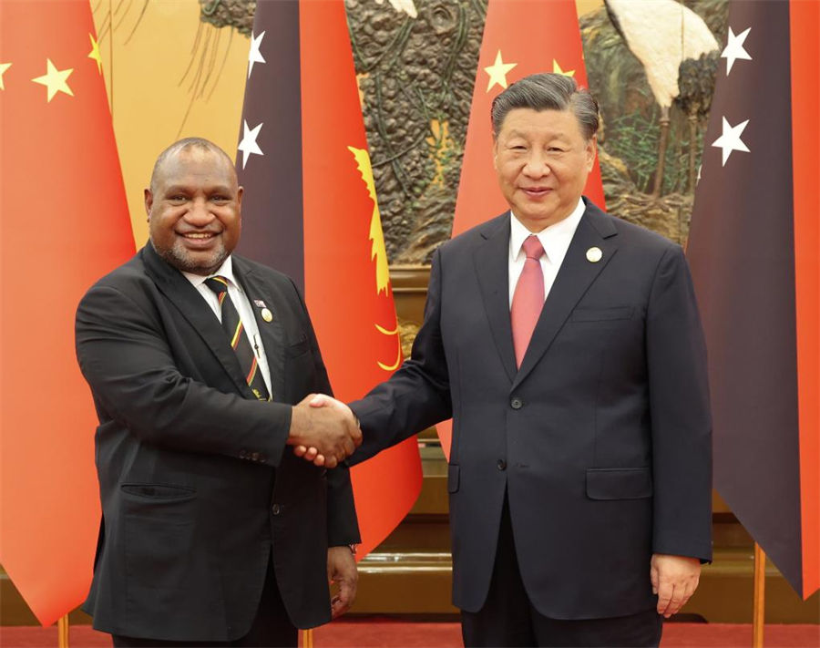 Xi se reúne con primer ministro de Papúa Nueva Guinea