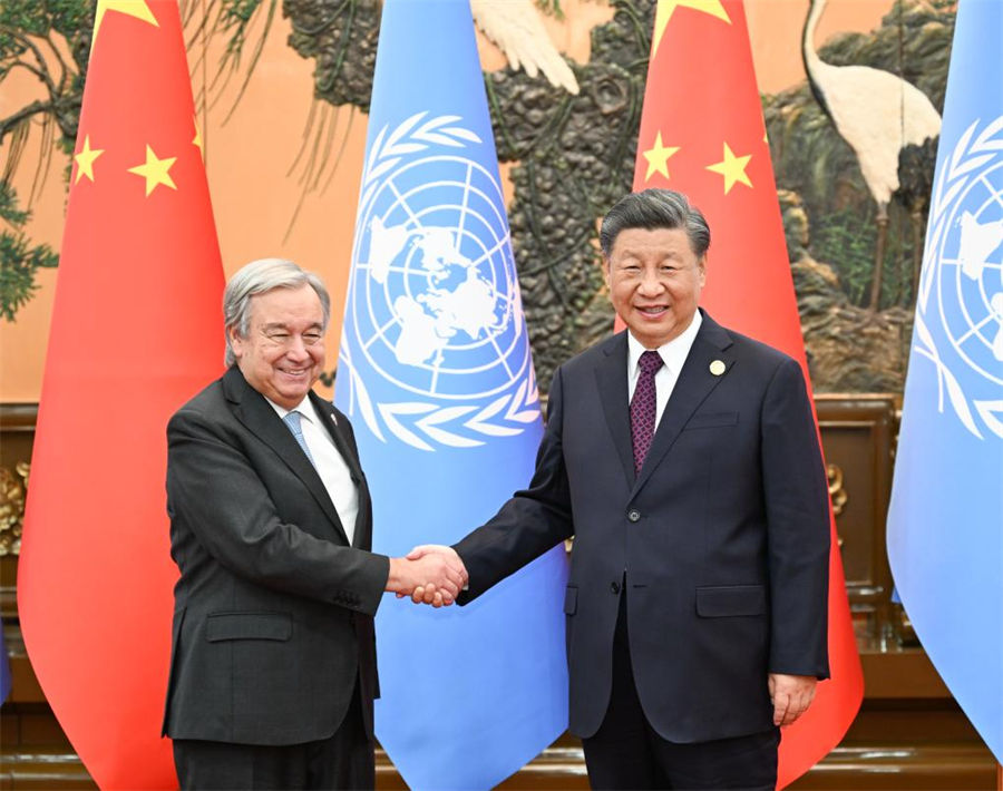 Xi se reúne con Guterres y ratifica compromiso de trabajar con la ONU para paz mundial y desarrollo
