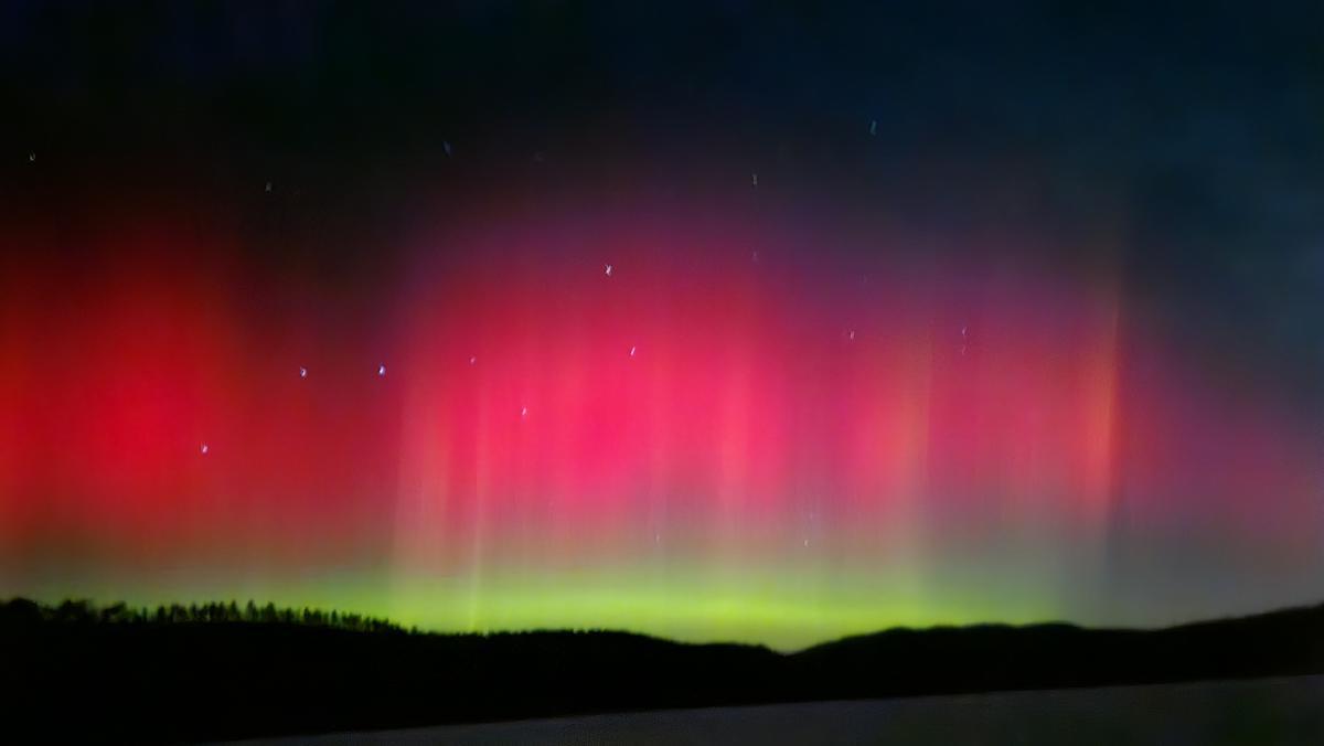 Las luces de la naturaleza atraen turistas en Heilongjiang