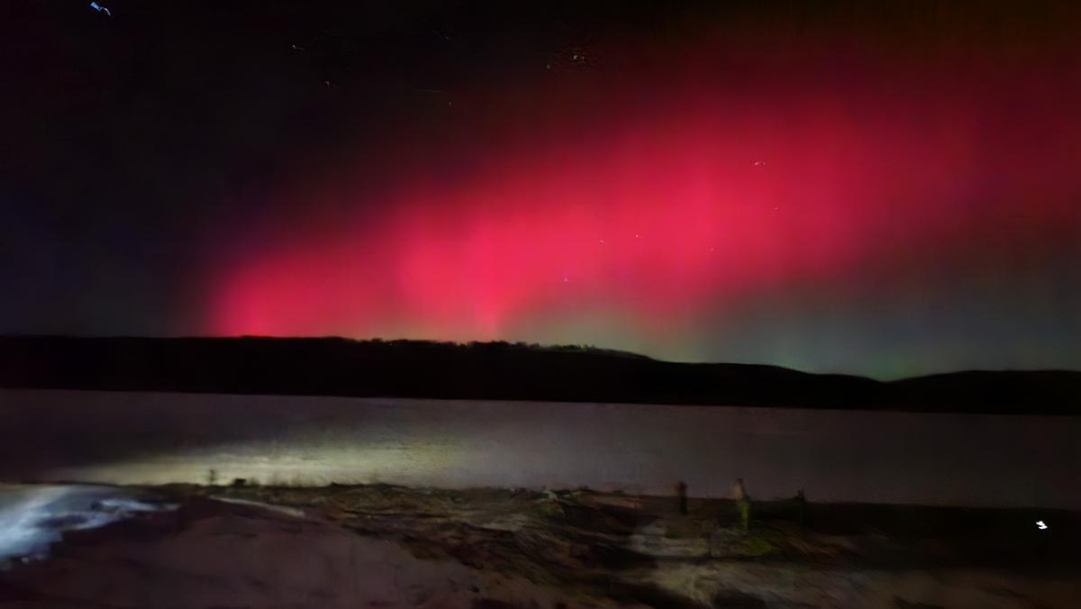 Las luces de la naturaleza atraen turistas en Heilongjiang