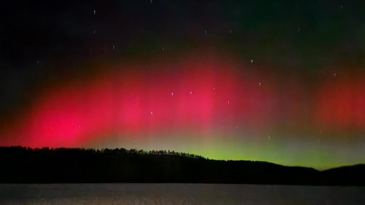 Las luces de la naturaleza atraen turistas en Heilongjiang