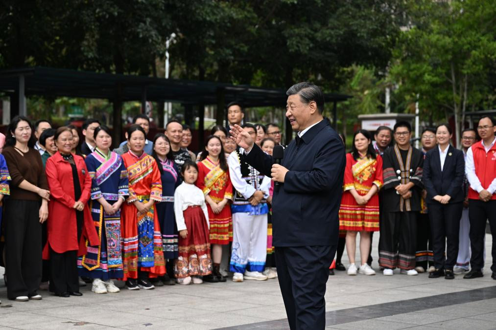 Xi inspecciona ciudad meridional china de Nanning