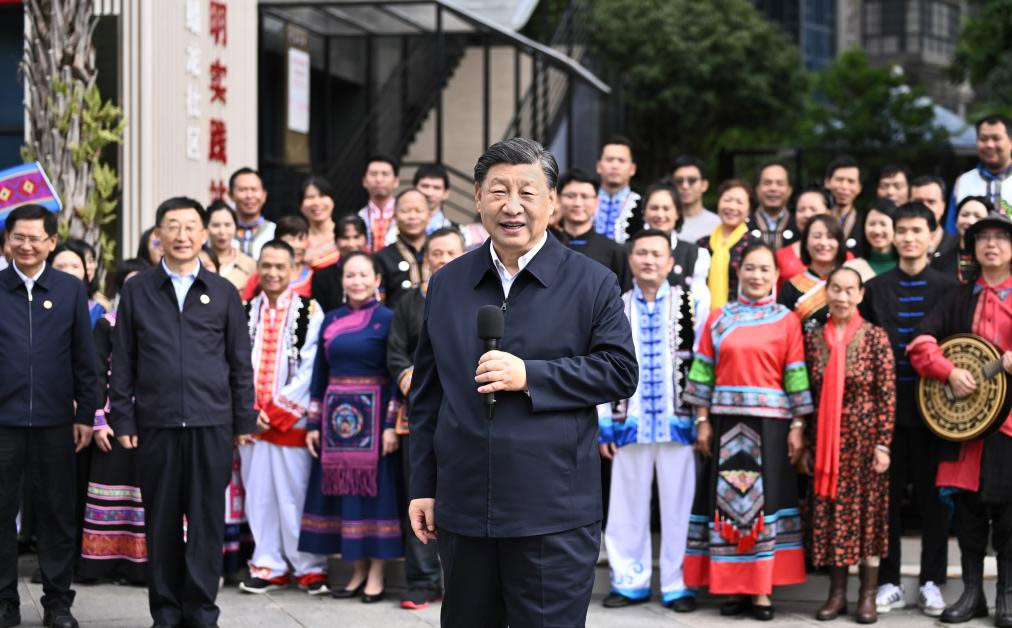 Xi inspecciona ciudad meridional china de Nanning