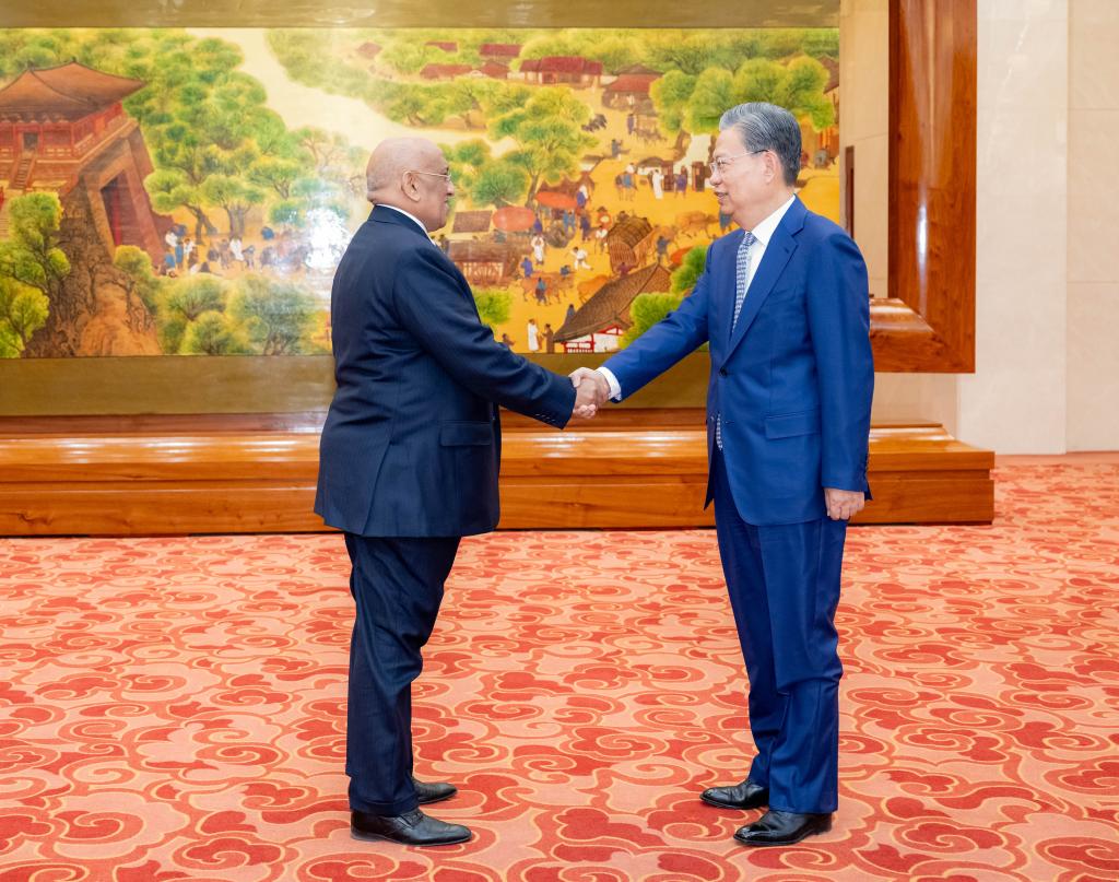 Máximo legislador de China conversa con presidente de Asamblea Nacional de Yibuti