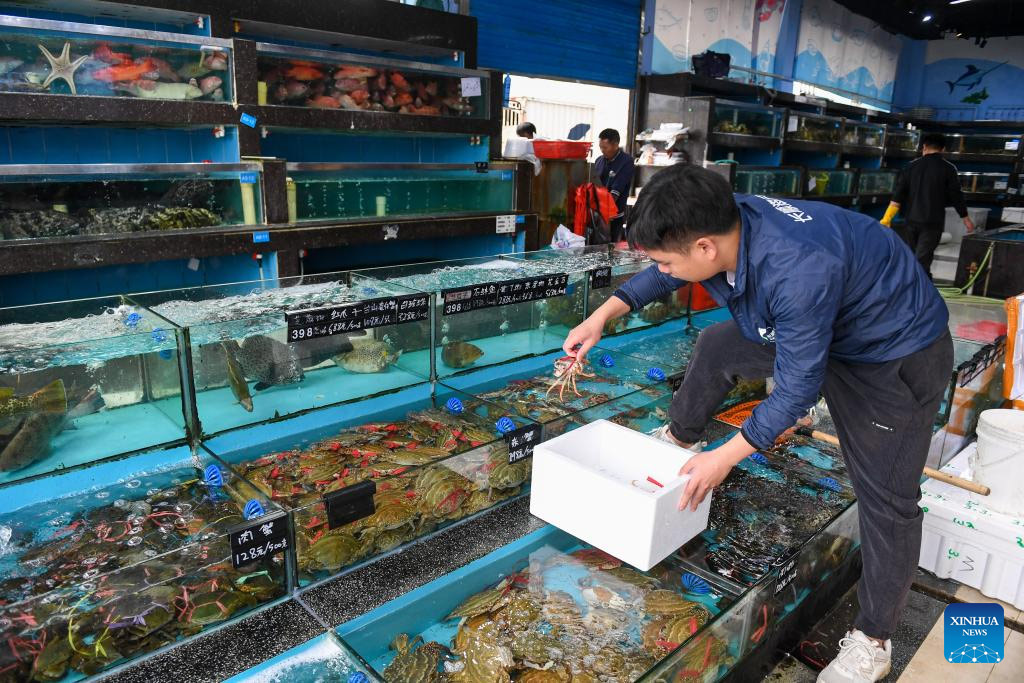 Puesta en marcha en Shenzhen de una ruta de entrega con drones para productos del mar