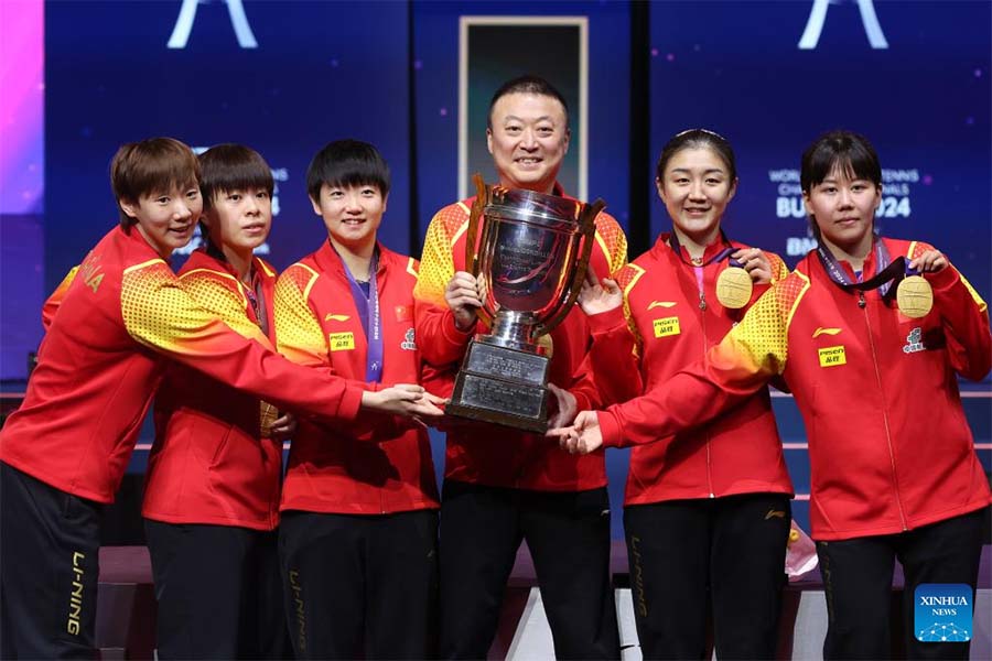 China gana sexto título femenil consecutivo en Campeonato Mundial de Tenis de Mesa por Equipos