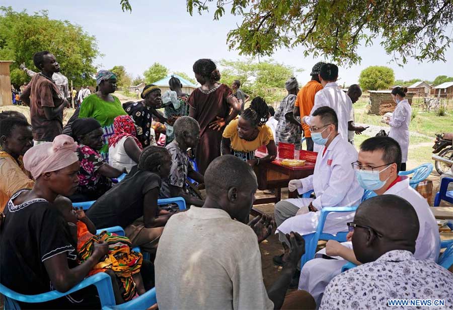 El 11° grupo del equipo médico chino brinda servicios médicos en Sudán del Sur