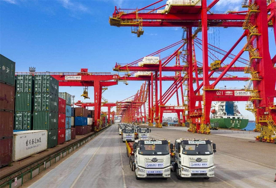  China acelera la construcción de puertos inteligentes