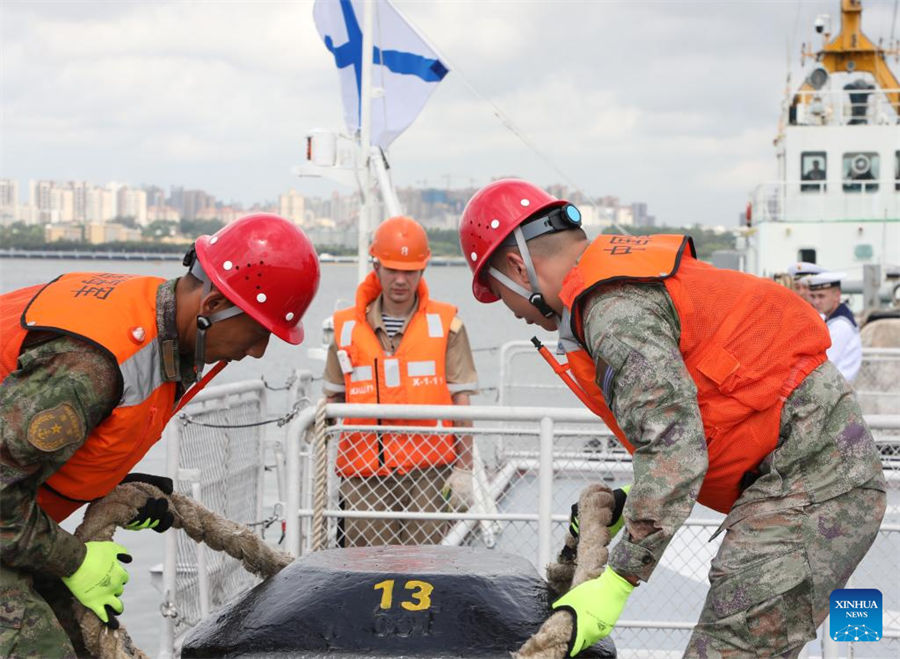 Comienza simulacro marítimo de ejercicio conjunto China-Rusia