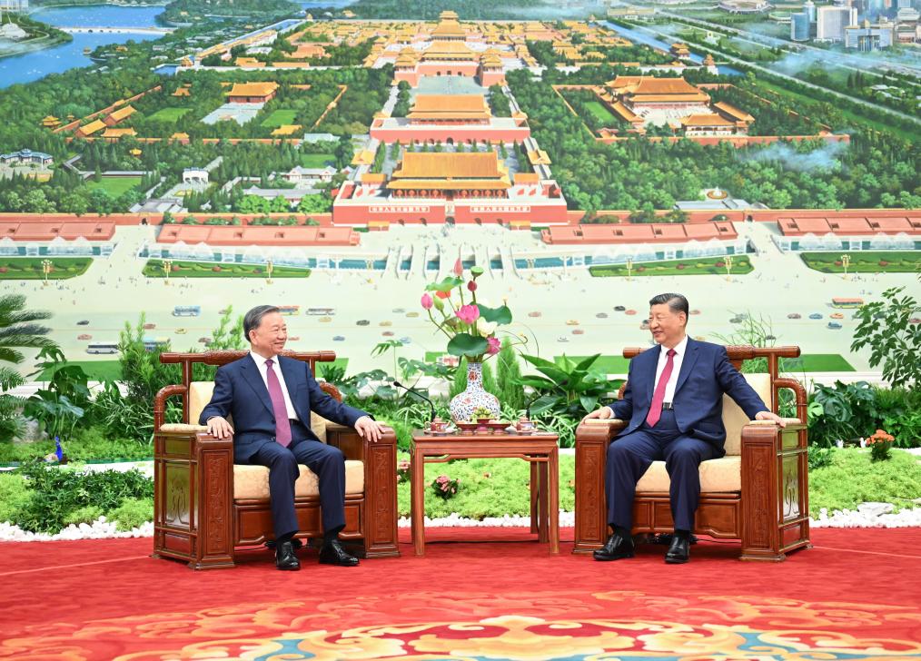 Xi y Lam sostienen conversaciones y guían desarrollo de comunidad de futuro compartido China-Vietnam