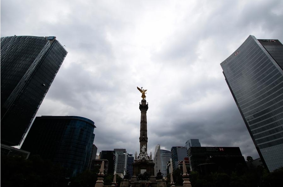 Imagen de archivo del Monumento a la Independencia, en la Ciudad de México, capital de México. (Xinhua/Francisco Cañedo)