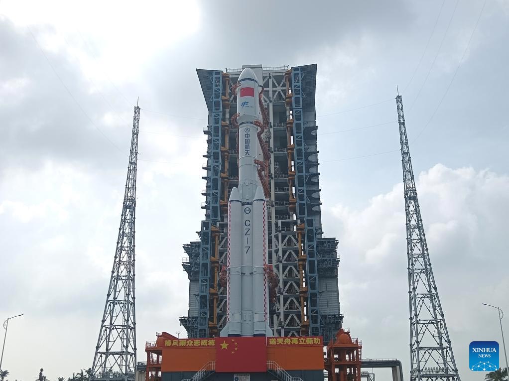 China prepara lanzamiento de nave espacial de carga Tianzhou-8