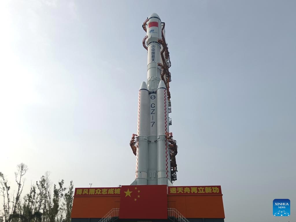 China prepara lanzamiento de nave espacial de carga Tianzhou-8